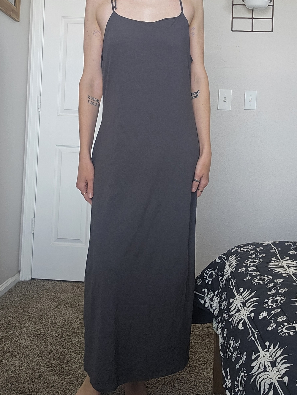 a new day Charcoal  Maxi Dress